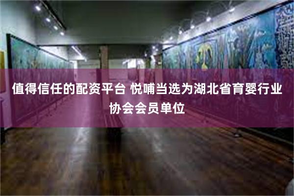 值得信任的配资平台 悦哺当选为湖北省育婴行业协会会员单位