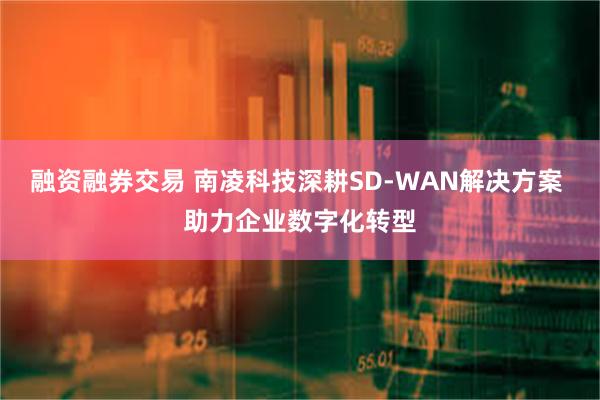 融资融券交易 南凌科技深耕SD-WAN解决方案 助力企业数字化转型